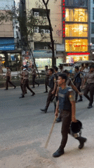 Daytime protest documented on Dhaka streets June 4