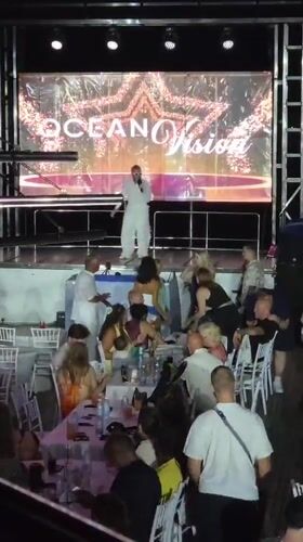 OCEANO Vision event underway on stage in Yeroskipou, Cyprus
