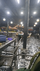 Nighttime dining scene documented at Glameunasah Baro restaurant