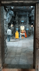 Temple interior documented in Gollapuram, India