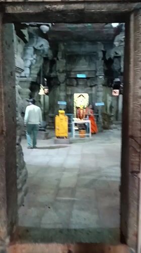 Temple interior documented in Gollapuram, India