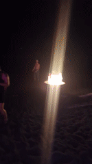 Beach party with DJ, bonfire documented in Kediri