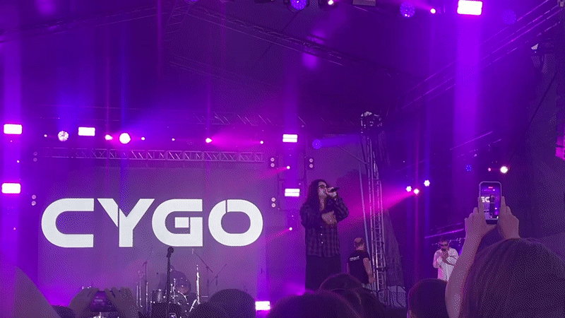 Live outdoor concert in Brest features CYGO, FERENC, and Stas Muzyka