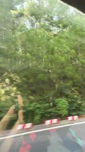 Night ride through Da Lat's forests, passenger resting onboard