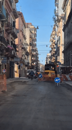 A quiet Taranto morning, streets and interiors