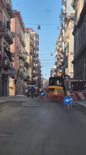 A quiet Taranto morning, streets and interiors