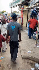 Afternoon market activity captured in Abuja, Nigeria