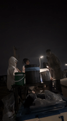 Late-night gathering in Jos with cash changing hands