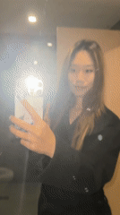 Woman documents morning routine through selfies in Dunhuang
