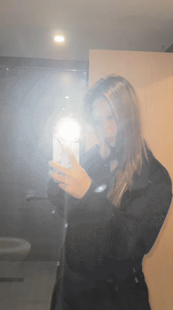 Woman documents morning routine through selfies in Dunhuang