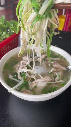 Morning pho preparation observed in Vietnamese ward kitchen