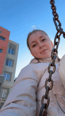 Urban afternoon captured: playground visits, cats, sunset, golden domes
