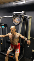 Morning gym workout captured in Pleven, Bulgaria