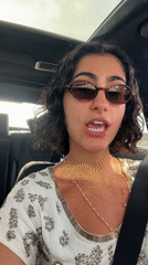 Woman spotted driving through Miami at night