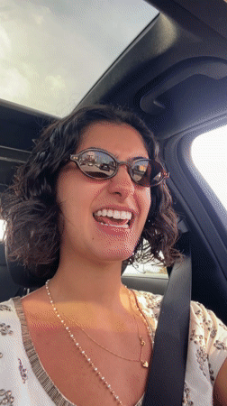 Woman spotted driving through Miami at night