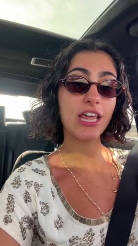 Woman spotted driving through Miami at night