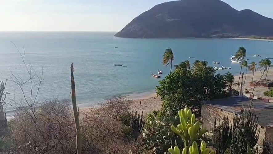 Witnesses document Juan Griego's scenic coastal bay in Venezuela