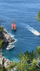 Morning coastal scenes captured across Alanya, Turkey tourist areas