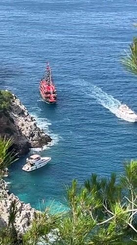 Morning coastal scenes captured across Alanya, Turkey tourist areas