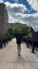 Hanging out on Toronto's horse sculpture bridge