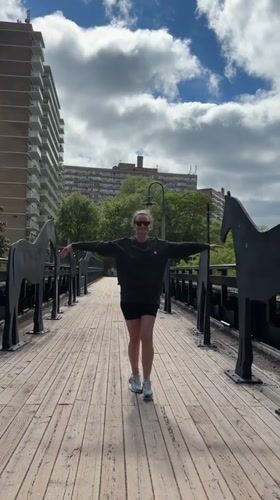Hanging out on Toronto's horse sculpture bridge