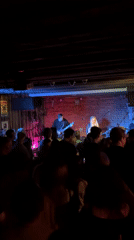 Rock band performs intimate club show in Minsk