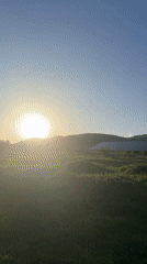 Sunny afternoon captures diverse infrastructure across mountain regions