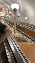 Inside Saint Petersburg's metro and streets, August morning