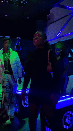 Late-night club scene in Gura Top, Nigeria