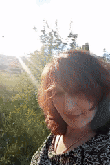 Woman observed in Rivne park as clouds clear