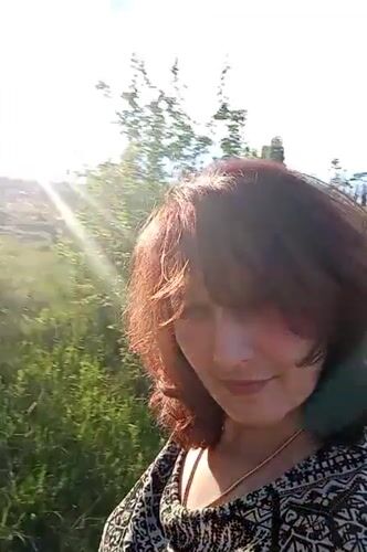 Woman observed in Rivne park as clouds clear