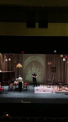 Theatrical performance documented by witnesses in Zelenograd, Russia