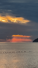 Sunset waterfront scenes documented in Bar, Montenegro