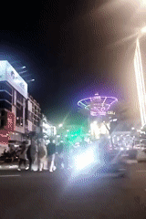 Nagoya Hill district buzzing on a Batam night