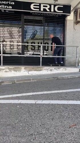 Skateboarding and street activity observed in Calafell, Spain
