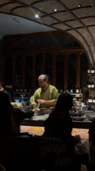 Upscale Barcelona restaurant documented during Valentine's Day dinner service
