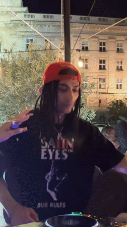 Outdoor DJ party held near Sofia University campus