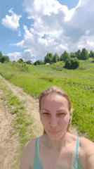 Summer afternoon in a Russian village, flowers and open skies