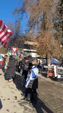 Trump addresses World Economic Forum in Davos amid street protests