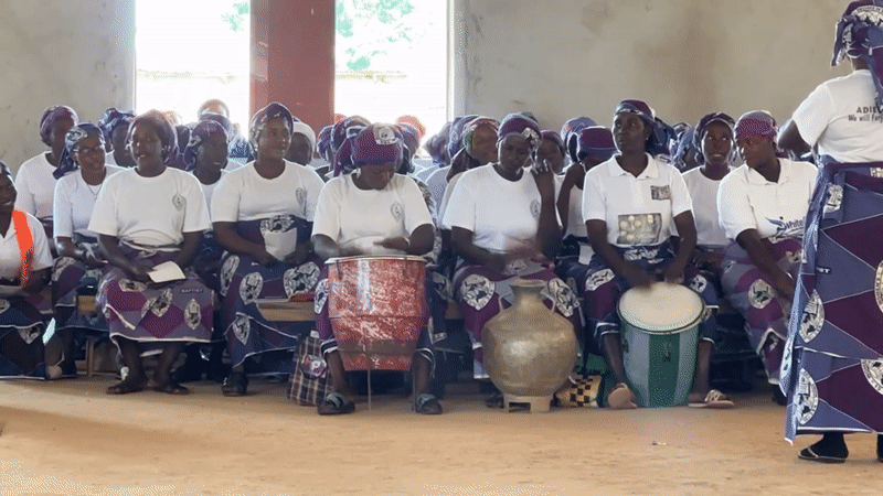Funeral gathering in Kufana draws community in matching attire