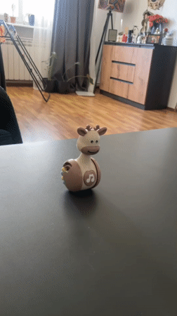 Baby toys examined at home in Tbilisi