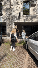 Woman spotted in sunny Budva, Montenegro morning scene