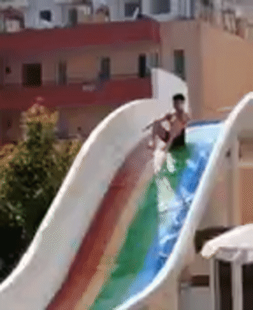 Waterpark day in Alanya — slides, pool, and sunshine