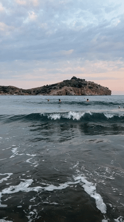 Late afternoon at Iztuzu Beach, Ortaca, as the sun drops