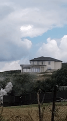 Quiet morning at a rural hillside property in Kalva, Azerbaijan