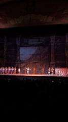 Roman-themed ballet plays out on a Moscow stage