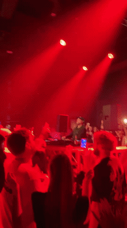 DJ performs at crowded Belgrade nightclub early morning