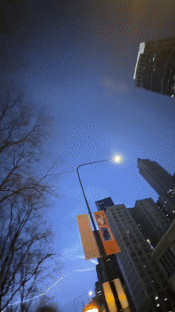 Storm Night and Late Dining in Chicago