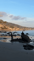 Malibu beach sunset scenes documented by single witness