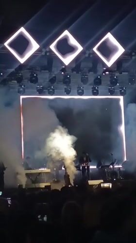 Hnos. Yaipén live on stage in Arica, Chile